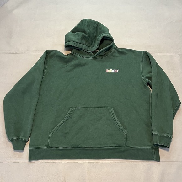 Madhappy Men Green‎ Heavy Thick Cotton USA Preppy Skater Hoodie Sweater-LRG-XXXX - Picture 4 of 12